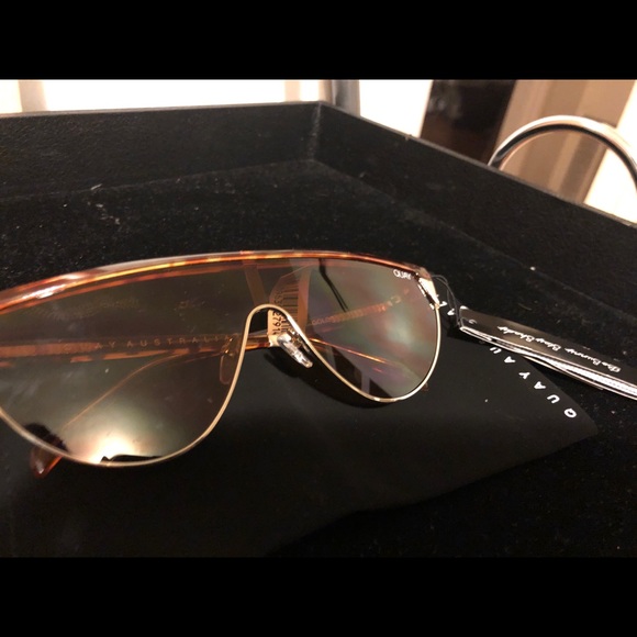 NWT Quay Australia Goldie shield 80’s orange/tort - Picture 6 of 7